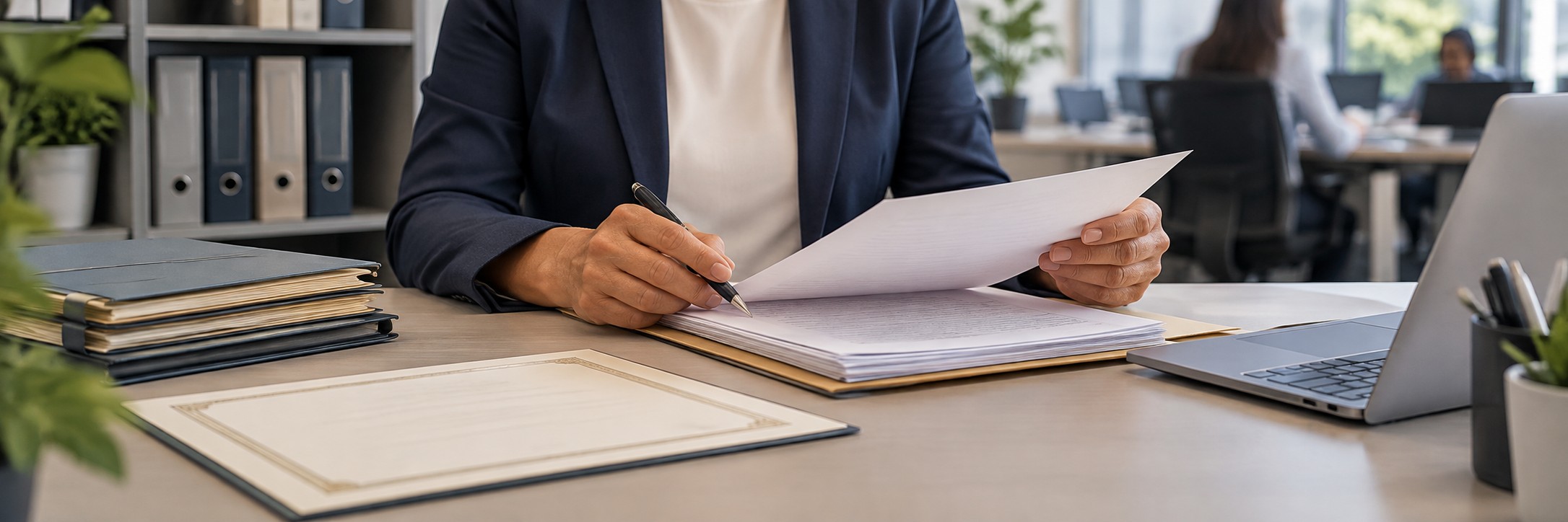 Documentos organizados para análise de direitos funcionais e previdenciários